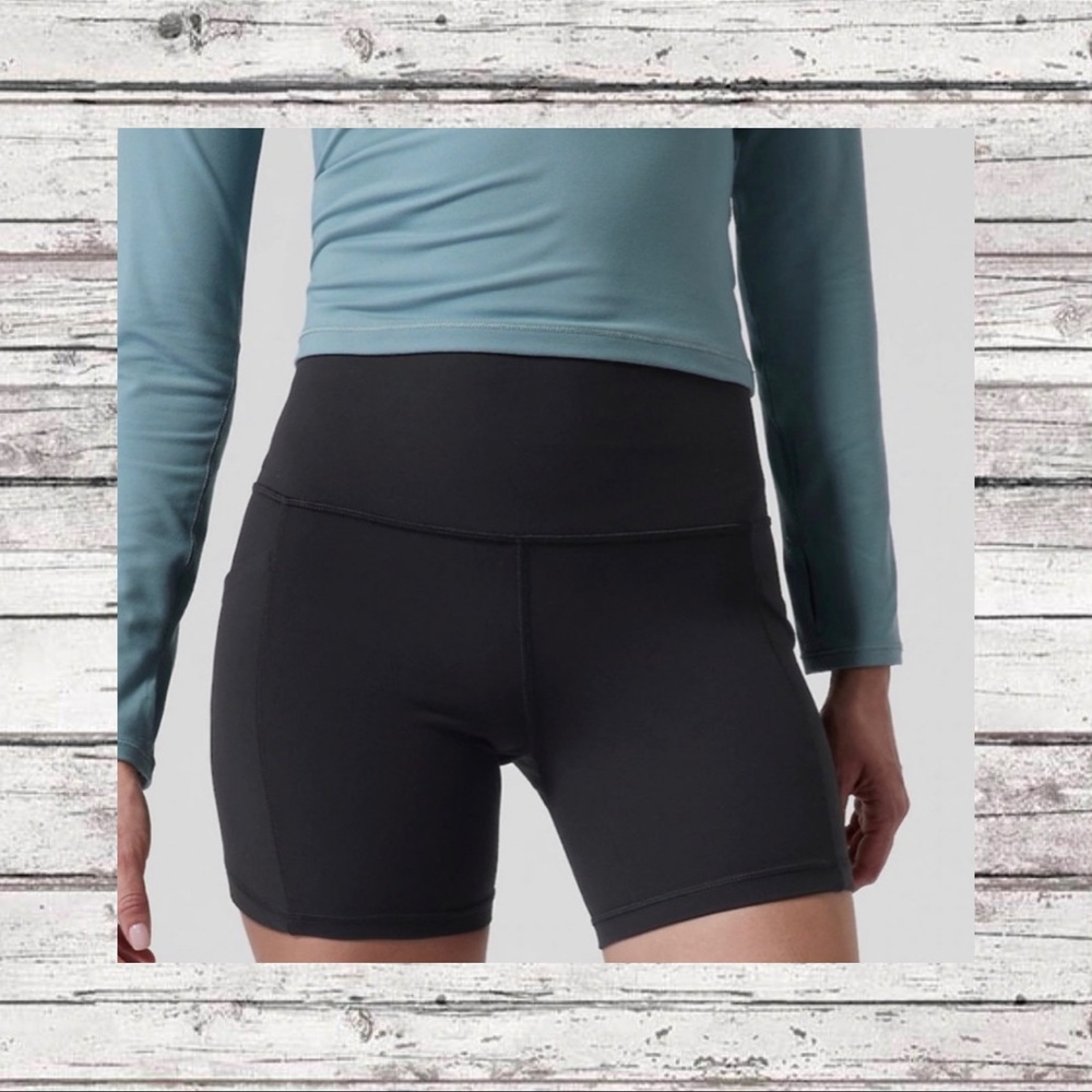 High-Waisted Black Women's Shorts